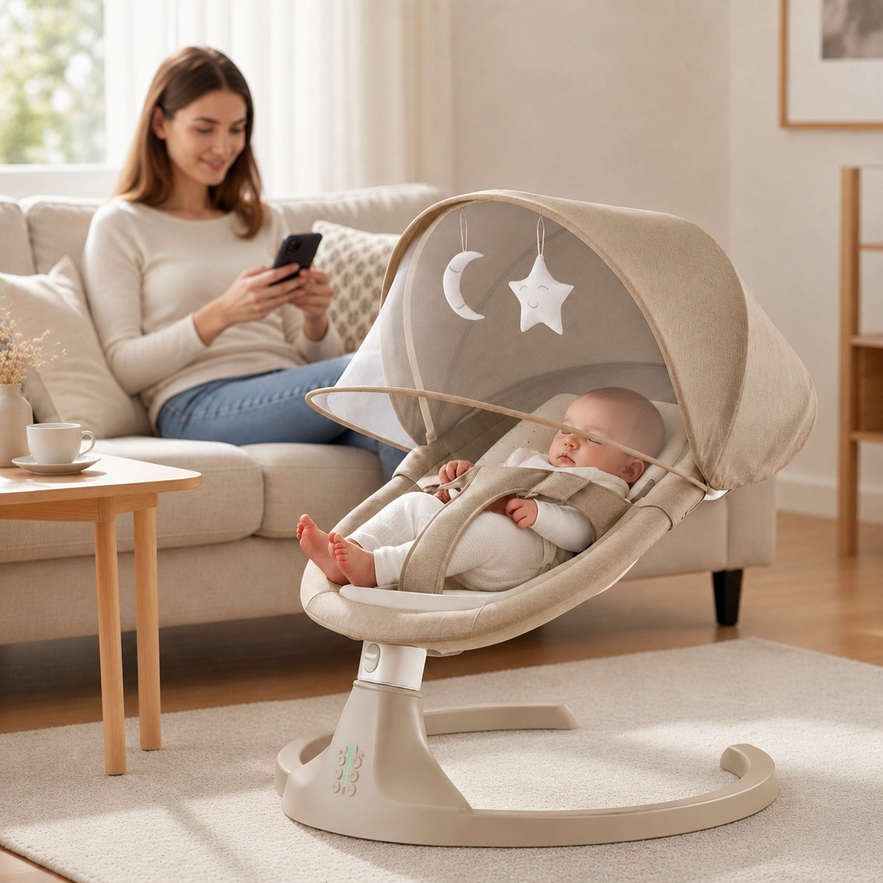 CalmBaby | Mecedora eléctrica para bebés