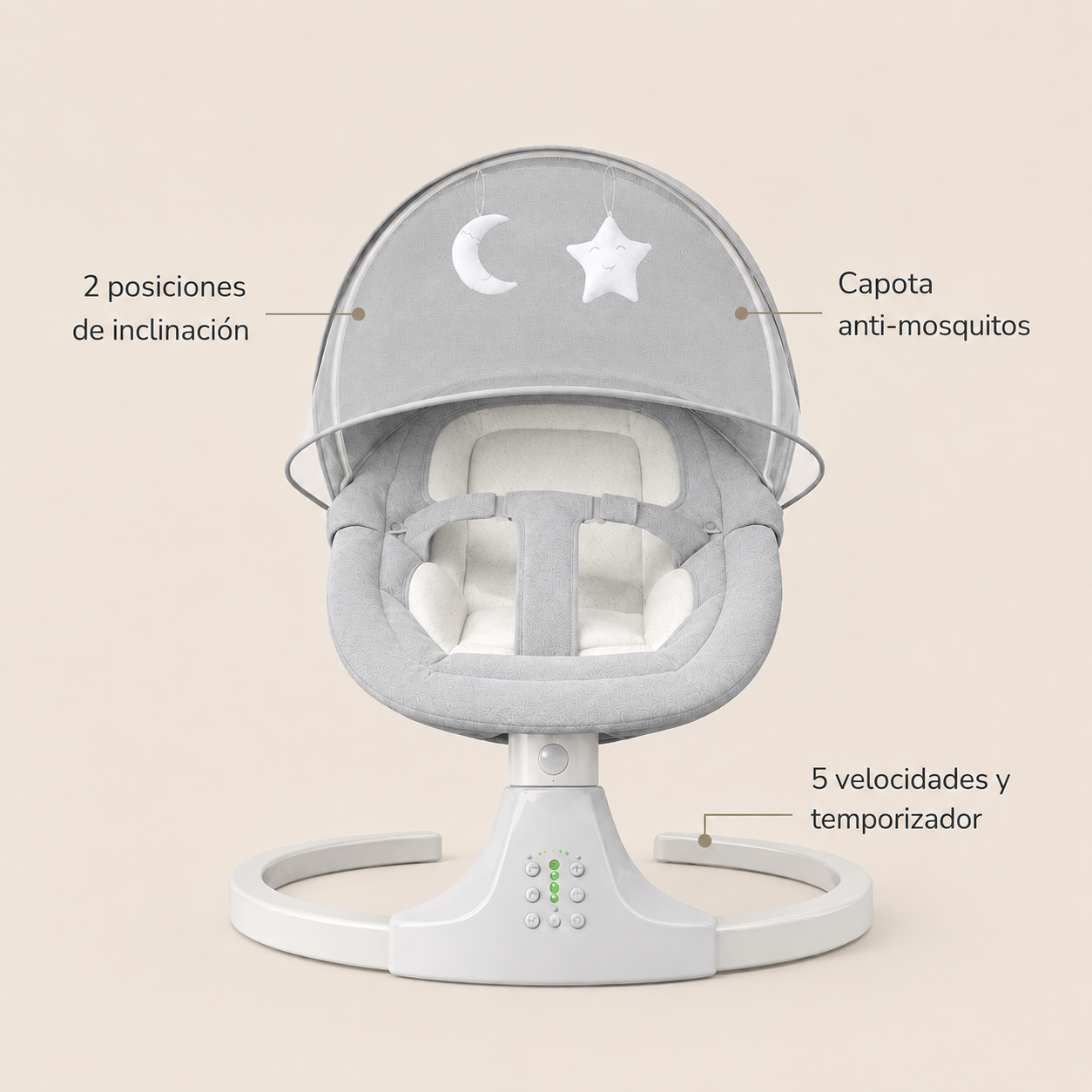 CalmBaby | Mecedora eléctrica para bebés